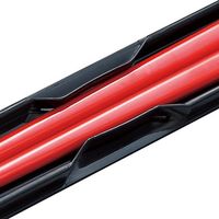 小森樹脂 箸・箸箱セット(M)(フライハイト) レッド 797849 1セット(10個)（直送品）