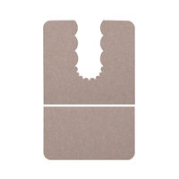 サンコー バリアフリーおくながトイレマット 無地 ベージュ KE-97 1枚 62-8591-37