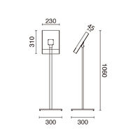 ハヤノ産業 アーバンリーフスタンド(A4) タテ 63-2768-62 1個（直送品）