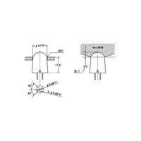 パナソニック 焦電型赤外線センサーNaPiOn(ナピオン)シリーズ デジタル出力 AMN31112 1個 63-3007-22（直送品）