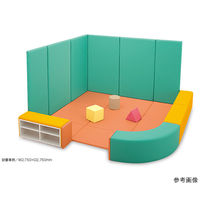 水上 スクエア 入り口スロープマット 緑 KS-D300-EM900-MP-23 1個 63-1247-39（直送品）