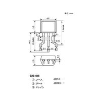イサハヤ電子 JFET 低周波増幅用 Pチャネル接合形 2SJ498-T112-D 1個 63-3036-93（直送品）