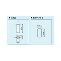 マックエイト 表面実装用バナナプラグジャック(10本入) BH-6-15 1袋(10本) 63-3151-20（直送品）