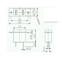 エコー電子 AC アウトレット(ACー1シリーズ) AC-1B 1個 63-3145-78（直送品）