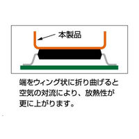 サンハヤト 貼るヒートシンク HF-C1225 1個 63-3188-68（直送品）