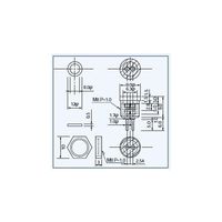 マックエイト パネル用 LEDソケット(Φ5用) 黒(10個入) PP-5-3クロ 1袋(10個) 63-3122-32（直送品）