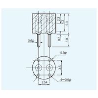 マックエイト LED用ソケット(10個入) LQ-1 1袋(10個) 63-3141-92（直送品）