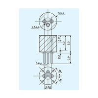 マックエイト レーザーダイオード用ソケット(10個入) LQ-253 1袋(10個) 63-3141-95（直送品）
