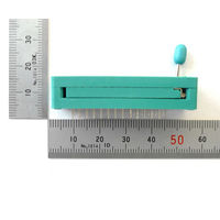 GB ゼロプレッシャーICソケット 28ピン 300MIL GB-ZIF-3ML28 1個 63-3065-30（直送品）