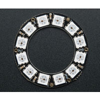 Adafruit Industries NeoPixel Ring 12連フルカラーシリアルLED 1643 1個 63-3077-58（直送品）