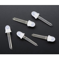 Adafruit Industries NeoPixel スルーホールLED(8mm 5個入) 1734 1個(5個) 63-3077-62（直送品）