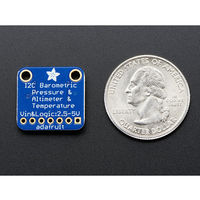 Adafruit Industries MPL3115A2 ー I2C気圧・高度・気温センサー 1893 1個 63-3077-75（直送品）