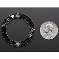 Adafruit Industries NeoPixel Ring 16連フルカラーシリアルLED 1463 1個 63-3077-51（直送品）