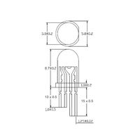 Adafruit Industries NeoPixel スルーホールLED(5mm 5個入) 1938 1個(5個) 63-3077-79（直送品）