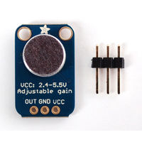 Adafruit Industries エレクトレットマイクアンプモジュール 1063 1個 63-3077-34（直送品）