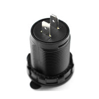 LINKMAN 2連USBソケット(DC12V/24V用) A13-194B1 1個 63-3113-46（直送品）