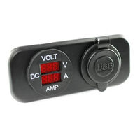 LINKMAN 29Φメーター用2連パネル(黒色) A13-216-DUAL-BLACK 1個 63-3113-47（直送品）