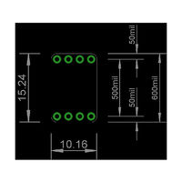 スイッチサイエンス PCA9632DP1 I2C 4ch LEDドライバ基板 SSCI-023788 1個 63-3117-62（直送品）