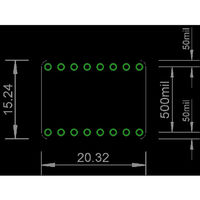 PCA9624PW 8ch I2C 電圧スイッチ型LEDコントローラ ピッチ変換済みモジュール SSCI-023894 1個（直送品）