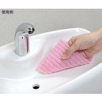 サンコー 陶器ピカピカクリーナー 5枚入 ピンク BO-86 1箱(5枚) 62-8592-05（直送品）