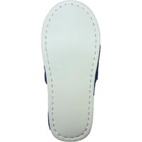 テンダイ パイルテープ外縫いスリッパ ブルー C119120 1セット(4足入)（直送品）
