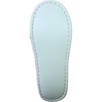 テンダイ ドットビニール外縫いスリッパ ブルー C119124 1セット(4足入)（直送品）