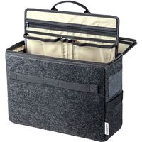 サンワサプライ テレワークBOXバッグ 書類、PC管理保管 サテライトオフィス 内装/ベージュ BAG-TW1BK-BG 1個