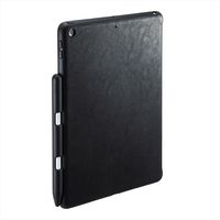 サンワサプライ iPad 10.2インチ Apple Pencil収納ポケット付きケース ブラック PDA-IPAD1614BK 1個