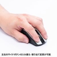 ワイヤレスマウス　無線　5ボタン　中型サイズ　ブルーLED　MA-WBL170W　サンワサプライ　1個（直送品）