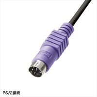 サンワサプライ 日本語109キーボード メンブレン式 ブラック 有線 PS/2接続 SKB-109LBKN2（直送品）