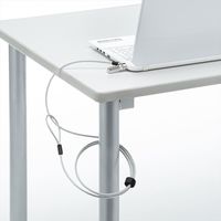 サンワサプライ 標準スロット対応セキュリティワイヤー・ダイヤル錠 長さ2.0m SLE-39S 1個