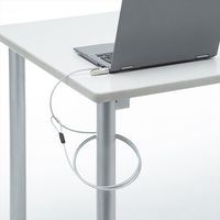 サンワサプライ nanoスロット対応セキュリティワイヤー・ダイヤル錠 Nano Saver対応 SLE-40S 1個（直送品）