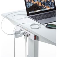 延長コード 電源タップ 5m 3P（ピン） 4個口 スイッチ ライトグレー TAP-SP34MG-5 サンワサプライ 1個（直送品）