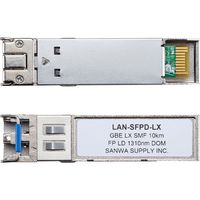 サンワサプライ SFP mini GBICポート Gigabit用コンバータ LCコネクタ LAN-SFPD-LX 1個