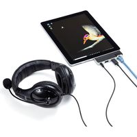 サンワサプライ SurfaceGo用USB3.1 Gen1(USB3.0)ハブ USB-3HSS5BK 1個