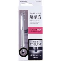 タッチペン スタイラスペン 超感度 スタンダードタイプ シルバー P-TPC02SV エレコム 1個