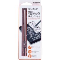 タッチペン スタイラスペン ディスクタイプ スタンダード クリップ付 ピンク P-TPD02PN エレコム 1個