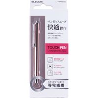 タッチペン スタイラスペン 導電繊維 スタンダードタイプ ピンク P-TPS03PN エレコム 1個