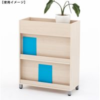 【車上渡し】アール・エフ・ヤマカワ プランターシェルフ 幅801×奥行350×高さ1009mm ナチュラル RFPLS-NW 1台（直送品）