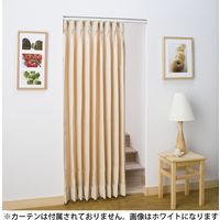 フルネス ツッパリ式ワンロックカーテンレール フィットワン ブラウン 1.9m用 I2008 1本