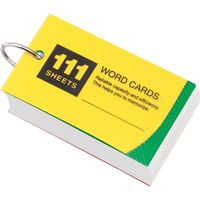 レイメイ藤井 単語カード チェックカード付 ワイド(表紙カラー選択不可) WD12 1セット(10個)