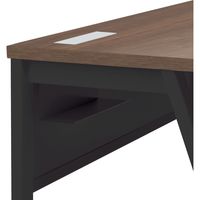 オカムラ VILLAGE VD-Aデスク 専用 配線トレー 幅340×奥行87×高さ140mm ブラック 8VAWTC Z25 1台（取寄品）