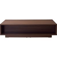 東谷 フルモス センターテーブル 幅1200×奥行600×高さ300mm ブラウン JPT-334WAL 1台（直送品）