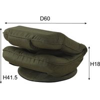 東谷 バケットリクライナー 座椅子 グレー THC-201GY 1脚（直送品）