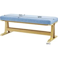 東谷 ベンチ 幅1050mm ナチュラル VET-332NA 1脚（直送品）