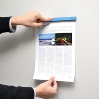 マグエックス マグネットバー 220mm 青 MOB-220B 1セット(5本)