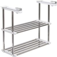 田窪工業所 キッチン収納棚 伸縮吊戸下はさみ棚 2段 55~95cm HM2-90L 1台