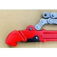 エスコ 34ー216mm/670mm チェーンレンチ EA546VD-5A 1丁（直送品）