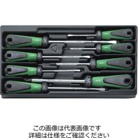 エスコ 8本組 [+ ー]ドライバー EA560SE 1セット（直送品）