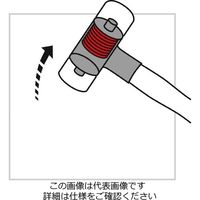 エスコ 50mm/1298g 無反動ハンマー(ナイロン・鉄) EA570AH-6 1丁（直送品）